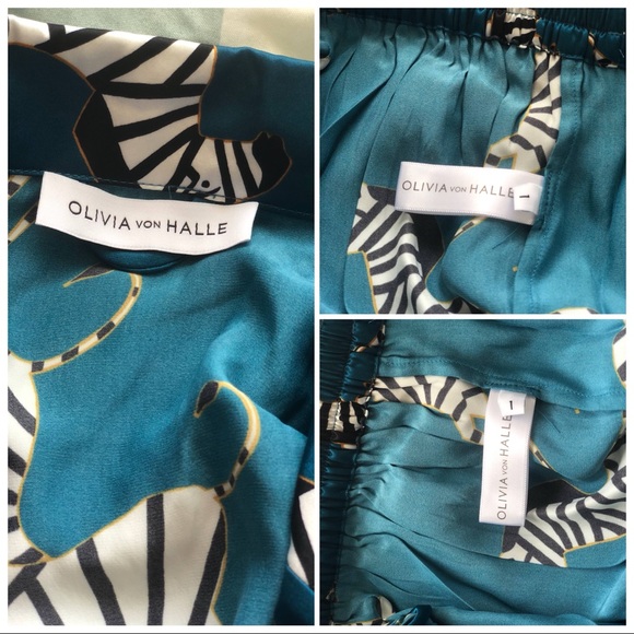 Olivia von Halle Lila Zoda silk pajama set - Picture 8 of 9